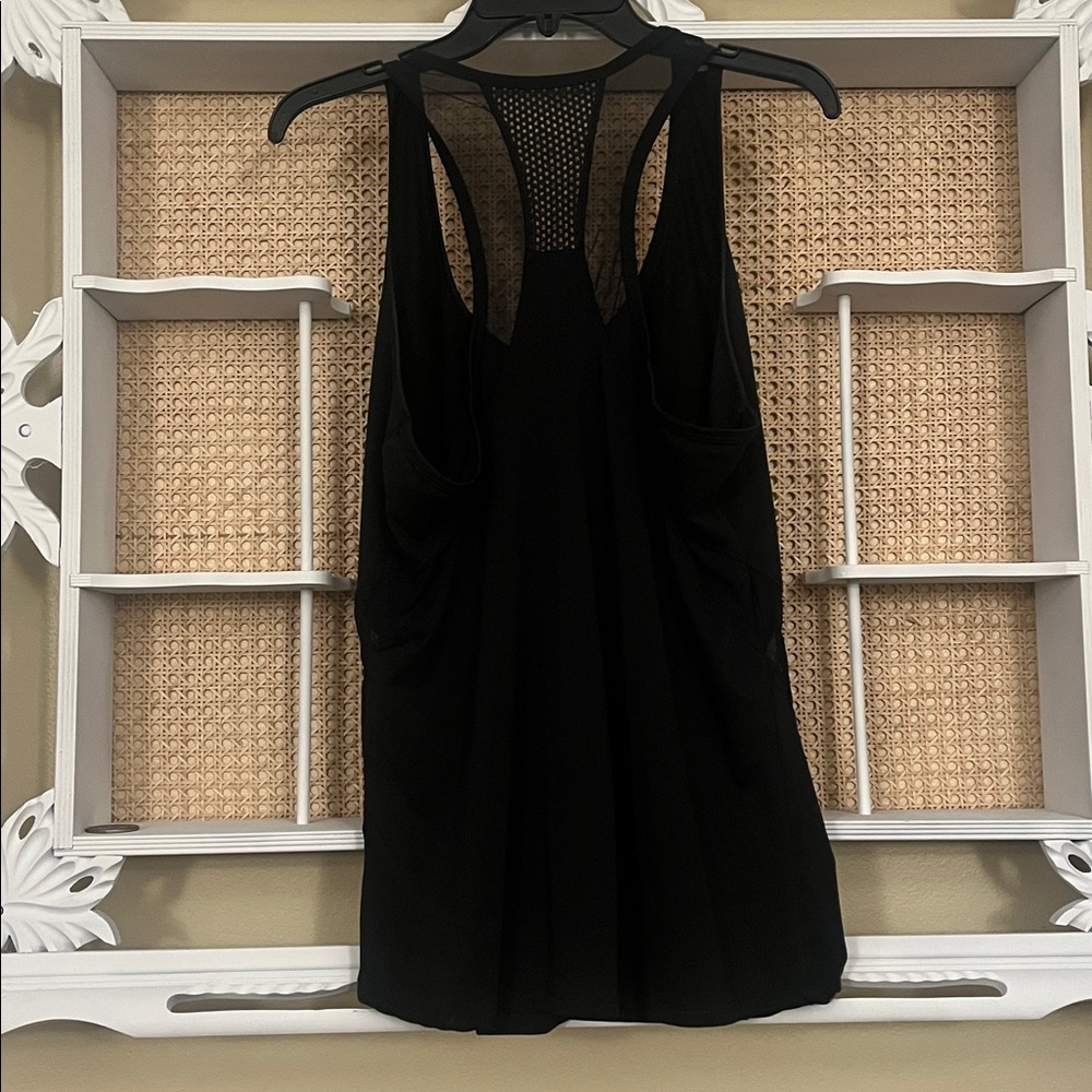 Marika Black Mesh Racerback Tank - Picture 4 of 6